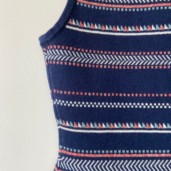 Cupcakes & Cashmere Dress Women's Medium Blue Pink NWOT Sonata Sweater Dress - Picture 10 of 13